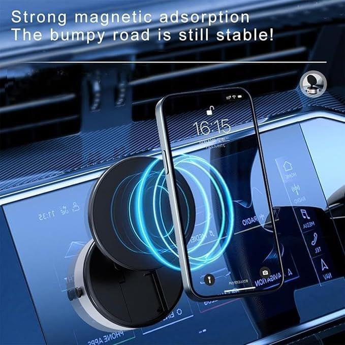 Magnetic Suction Car Phone Mount – 360° Rotating Magnetic Phone Holder - Star Deal Treasure