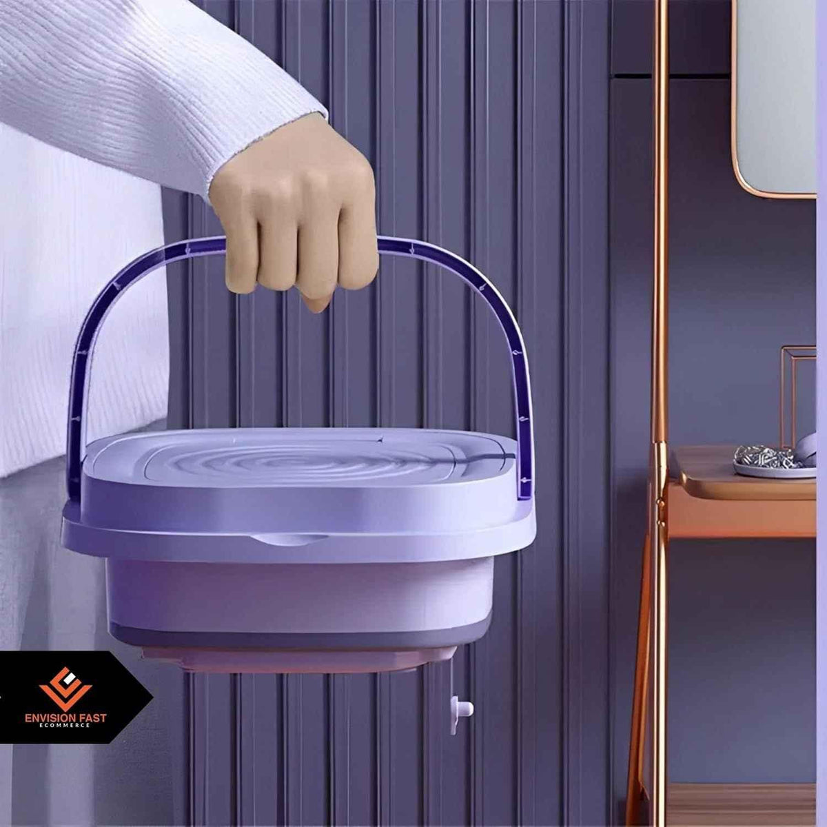 5.5KG Portable Foldable Washing Machine with Spin Dryer
