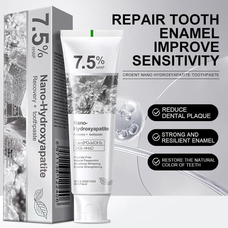 7.5% Nano Hydroxyapatite Fluoride Toothpaste for Teeth Whitening - Star Deal Treasure