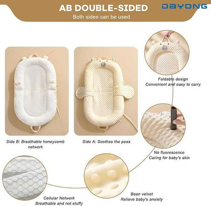 Baby Lounger Nest – Soft Newborn Sleeping & Resting Cushion