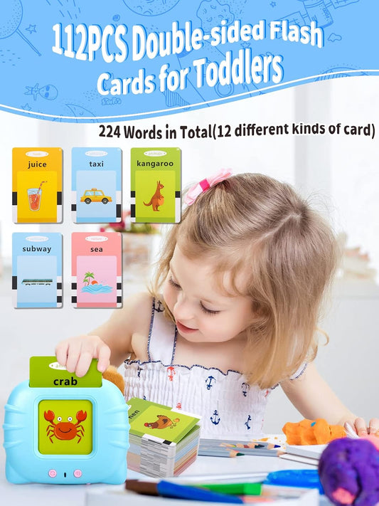 Talking Flash Card Reader – 224-Word Montessori Learning Toy