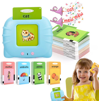 Talking Flash Card Reader – 224-Word Montessori Learning Toy