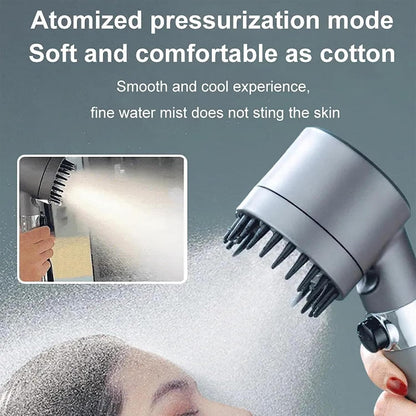 High-Pressure Handheld Massage Shower Head with Filter