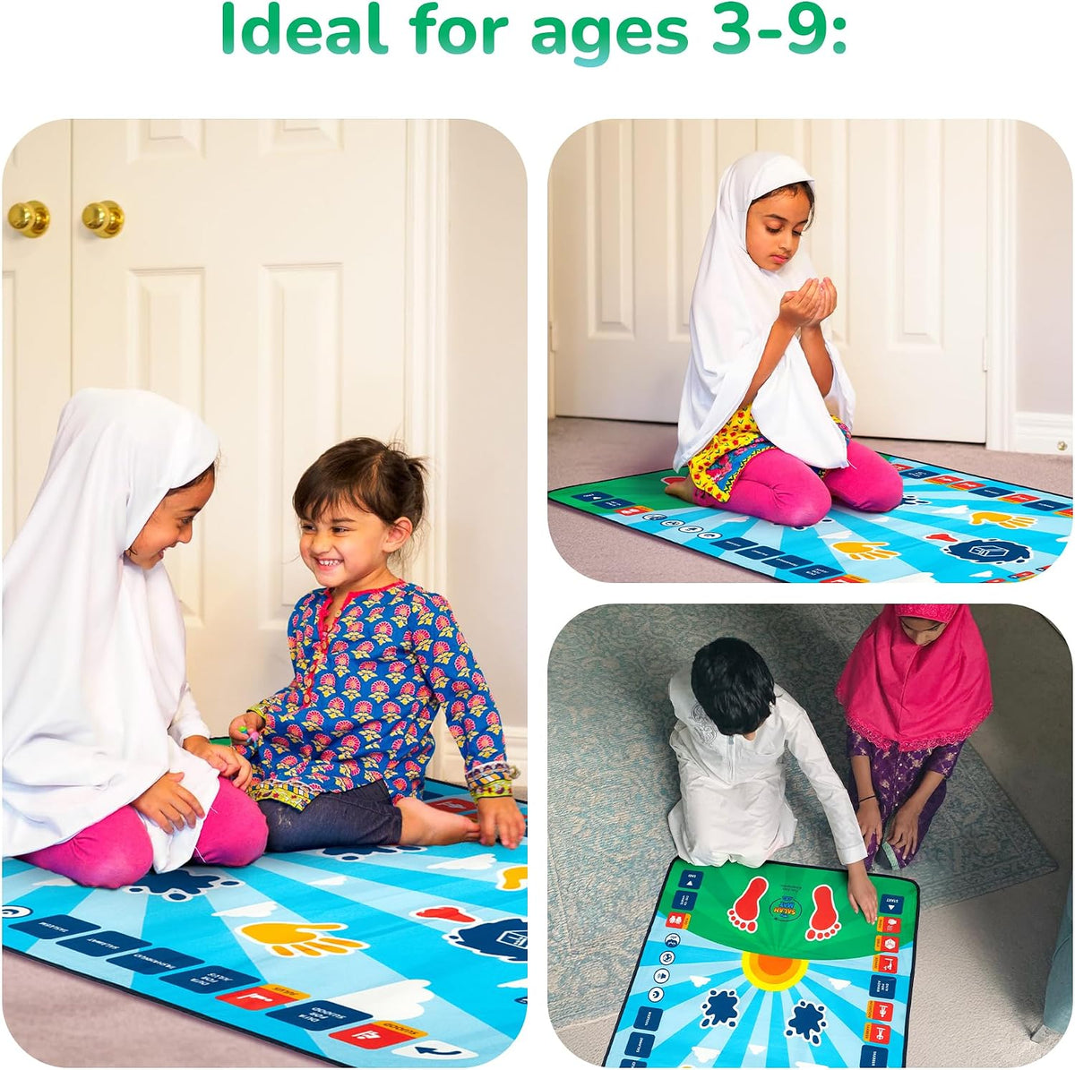 Interactive Kids Educational Prayer Mat With Audio