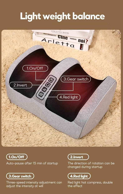 Electric Foot Massager – Deep Kneading & Vibrating Foot Relaxation Machine