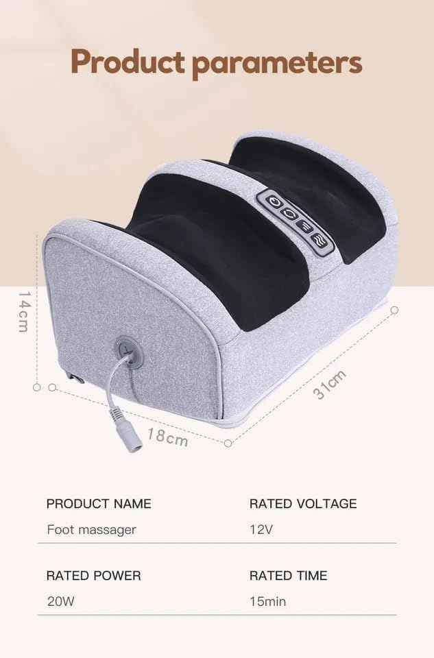 Electric Foot Massager – Deep Kneading & Vibrating Foot Relaxation Machine