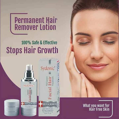 Sydonic Permanent Facial Hair Removal Serum – Easy At-Home Hair Removal Solution