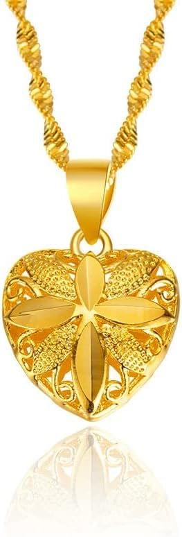 Gold Heart Necklace for Women - Star Deal Treasure
