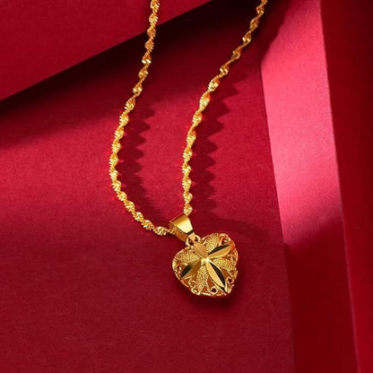 Gold Heart Necklace for Women - Star Deal Treasure