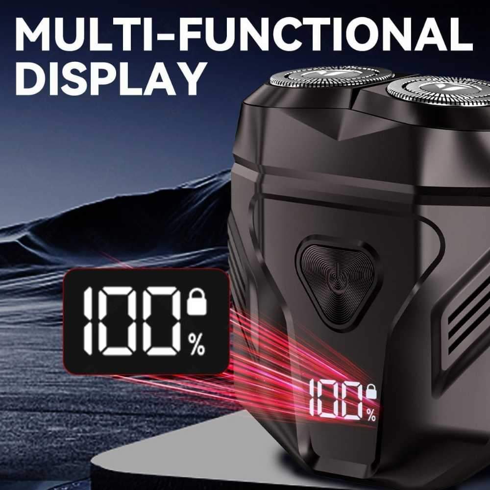 Waterproof Rechargeable Portable Shaver with Multi-Functional Display - Star Deal Treasure