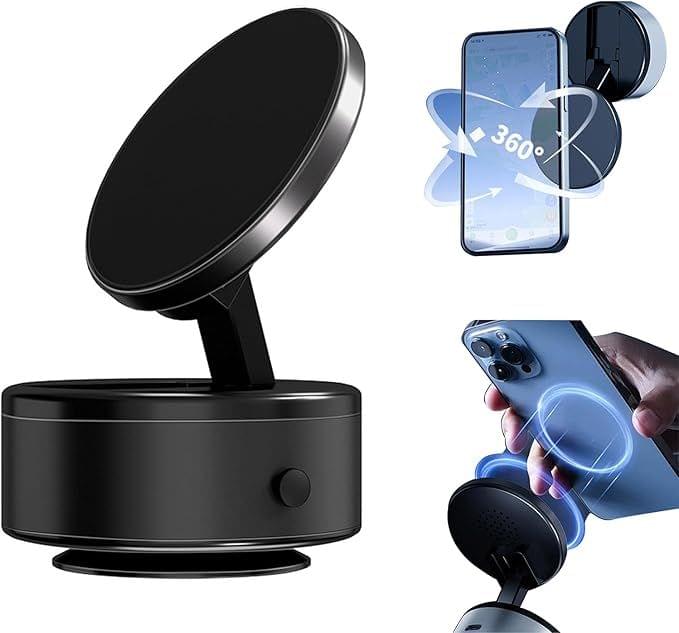 Magnetic Suction Car Phone Mount – 360° Rotating Magnetic Phone Holder - Star Deal Treasure