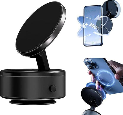 Magnetic Suction Car Phone Mount – 360° Rotating Magnetic Phone Holder - Star Deal Treasure