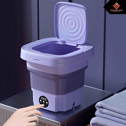 5.5KG Portable Foldable Washing Machine with Spin Dryer