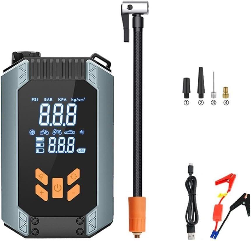 Portable 7200ACA Car Starter with Air Pump Battery Amplifier Power Bank 150 PSI - Star Deal Treasure