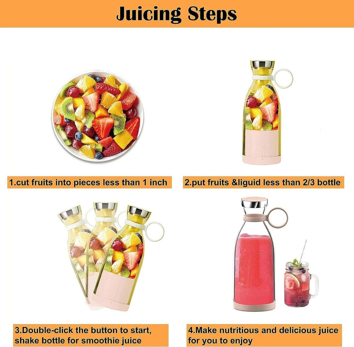 Portable Juicer Bottle - Star Deal Treasure