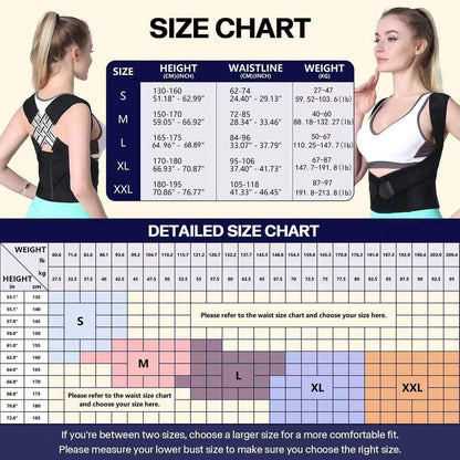 Adjustable Posture Corrector Belt – Back, Shoulder & Spine Support