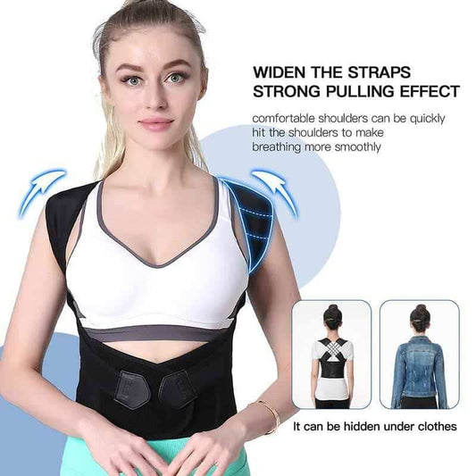 Adjustable Posture Corrector Belt – Back, Shoulder & Spine Support