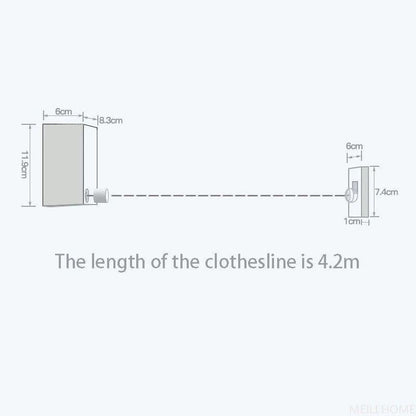 Telescopic Clothesline Clothes Drying Rope - Star Deal Treasure