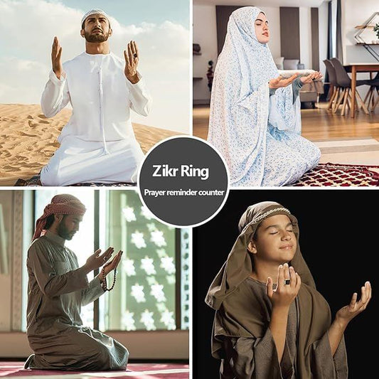 iQIBLA Smart Tasbih Zikr Ring- Muslim Prayer- Prayer timing reminder - Star Deal Treasure