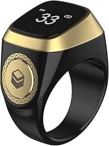 iQIBLA Smart Tasbih Zikr Ring- Muslim Prayer- Prayer timing reminder - Star Deal Treasure